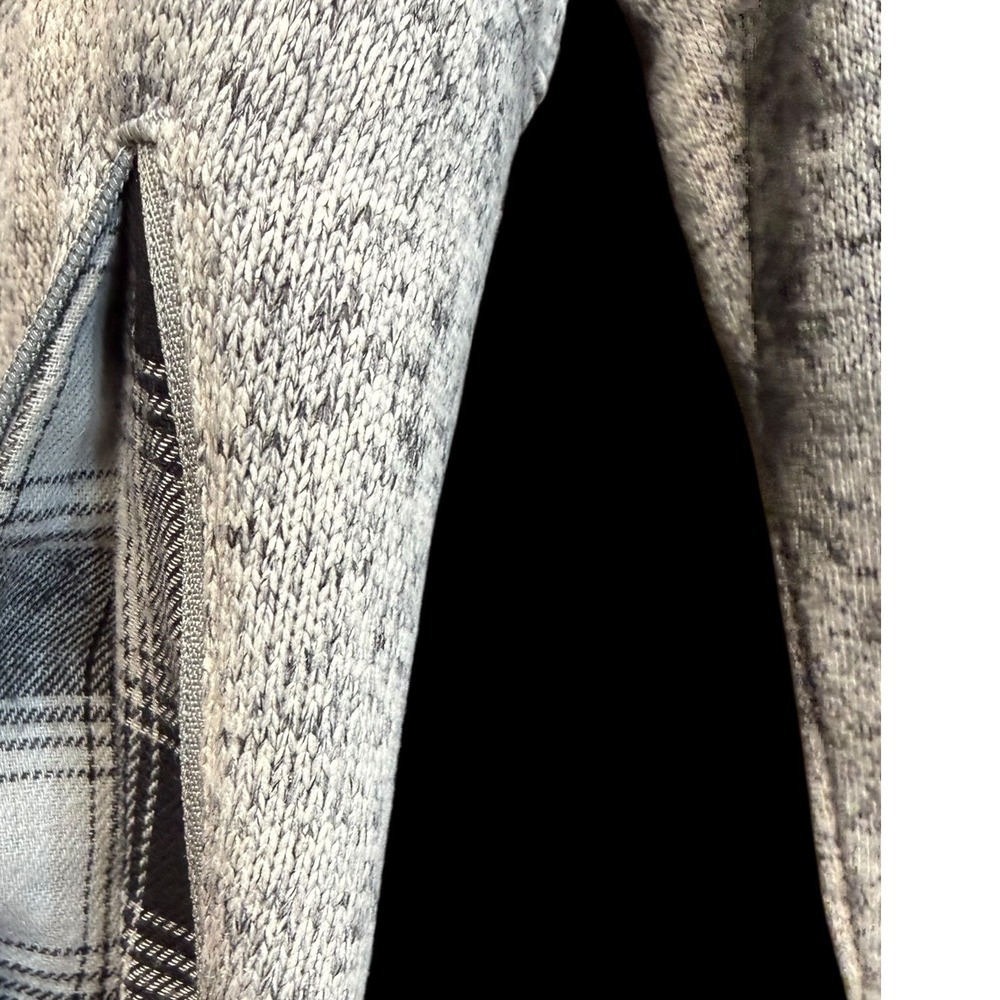 Eddie Bauer Sweater Fleece Jacket Women 2XL Grey Excellent Full Zip Mock Neck - Picture 13 of 16